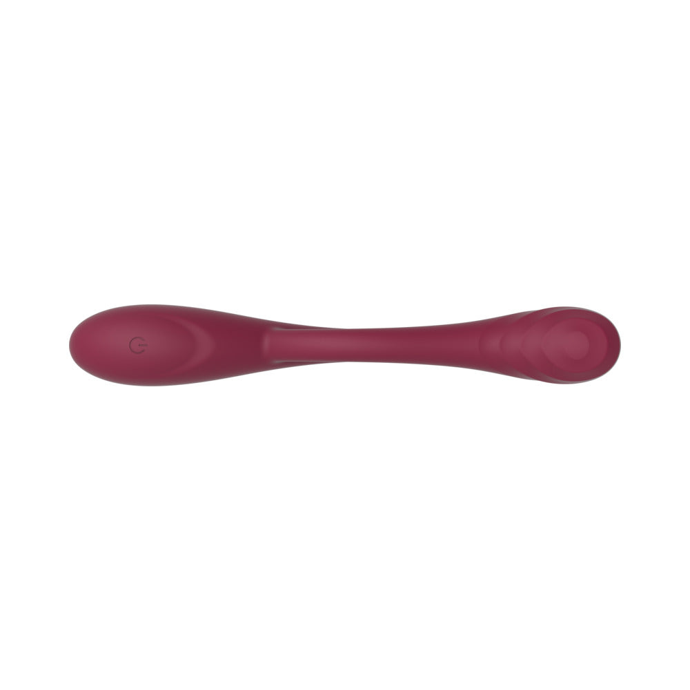 Adam & Eve Infinity Bendable Silicone Vibrator – Wine Red