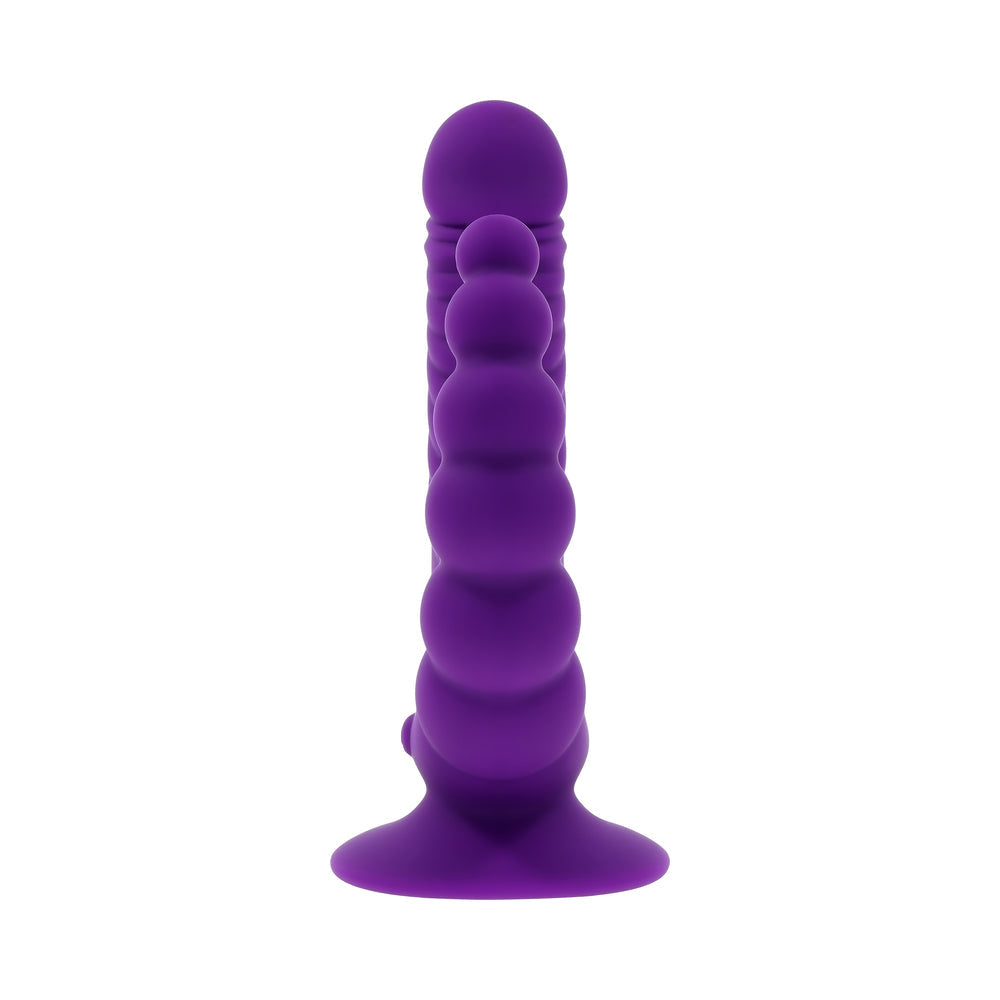 Evolved The Rider Rechargeable Double-Ended Vibrator – Purple