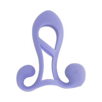Playboy Fantasy Cage Rechargeable Vibrating Cock Cage – Purple