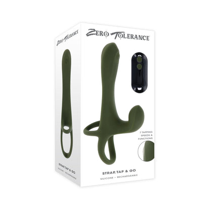 Zero Tolerance Rechargeable Vibrating Girth Enhancer - Green
