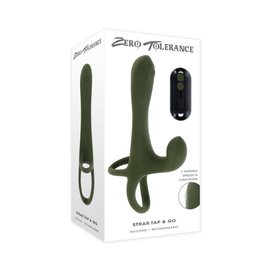 Zero Tolerance Rechargeable Vibrating Girth Enhancer - Green
