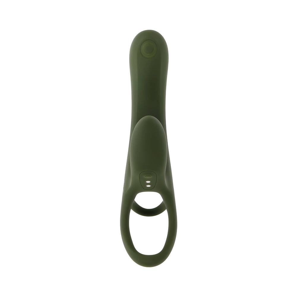 Zero Tolerance Rechargeable Vibrating Girth Enhancer - Green