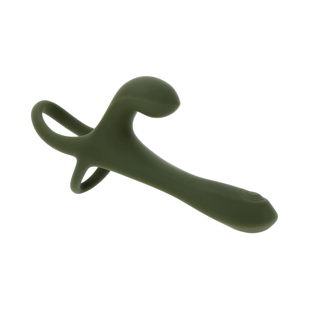Zero Tolerance Rechargeable Vibrating Girth Enhancer - Green