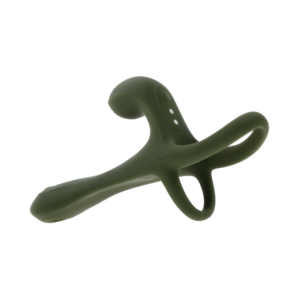 Zero Tolerance Rechargeable Vibrating Girth Enhancer - Green