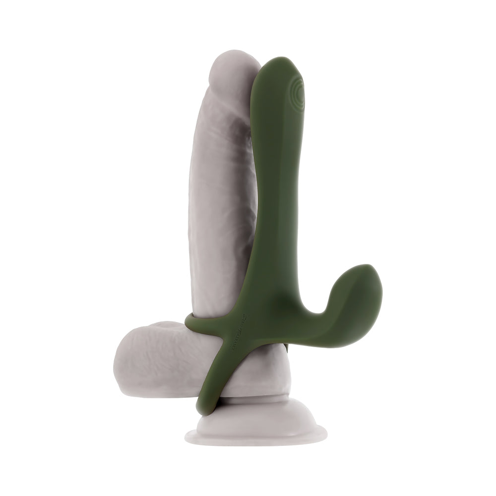 Zero Tolerance Rechargeable Vibrating Girth Enhancer - Green