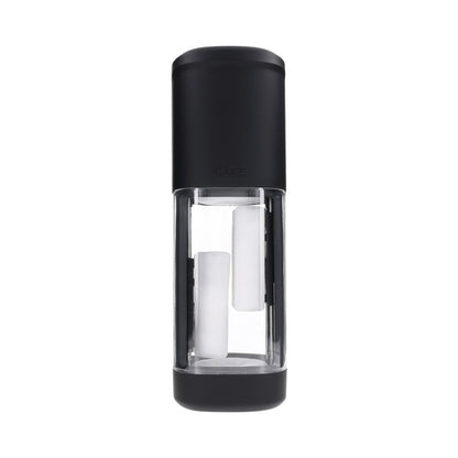 Playboy Side Piece Rechargeable Vibrating Warming Stroker – Black