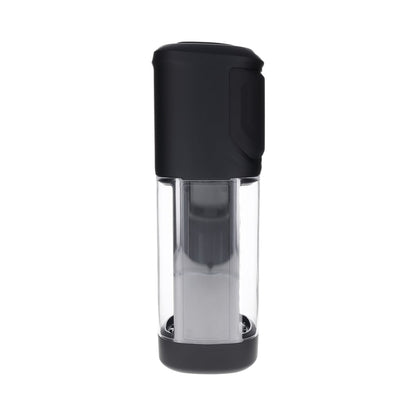 Playboy Side Piece Rechargeable Vibrating Warming Stroker – Black