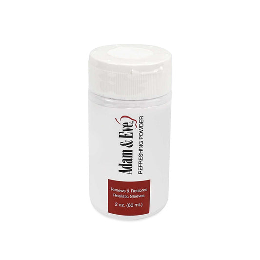 Adam & Eve Renewing Powder 2 oz – Body-Safe Powder for Lifelike Toys
