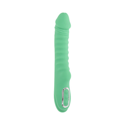 Evolved Full Throttle Rechargeable Warming Vibrator – Mint Green