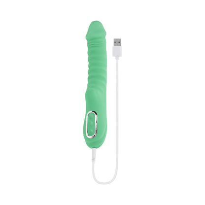 Evolved Full Throttle Rechargeable Warming Vibrator – Mint Green