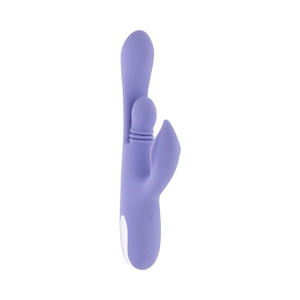 Playboy Nubbin Rubbin Rechargeable Dual Stimulator Vibe – Purple