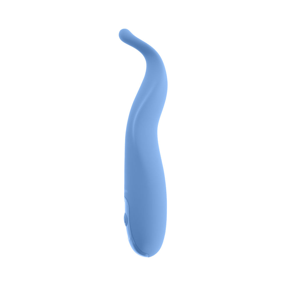 Selopa Tender Tickler Rechargeable Vibrator – Blue – Flexible Shaft with 10 Vibration Patterns