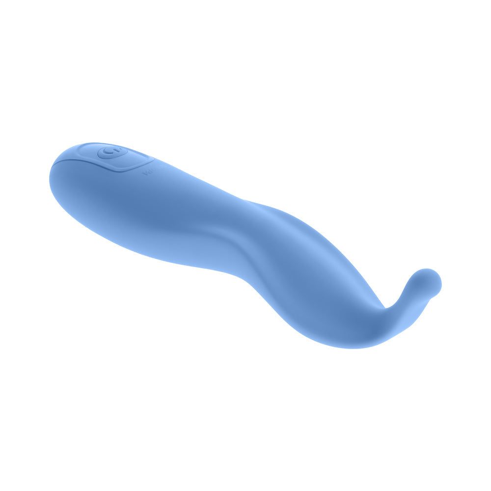 Selopa Tender Tickler Rechargeable Vibrator – Blue – Flexible Shaft with 10 Vibration Patterns