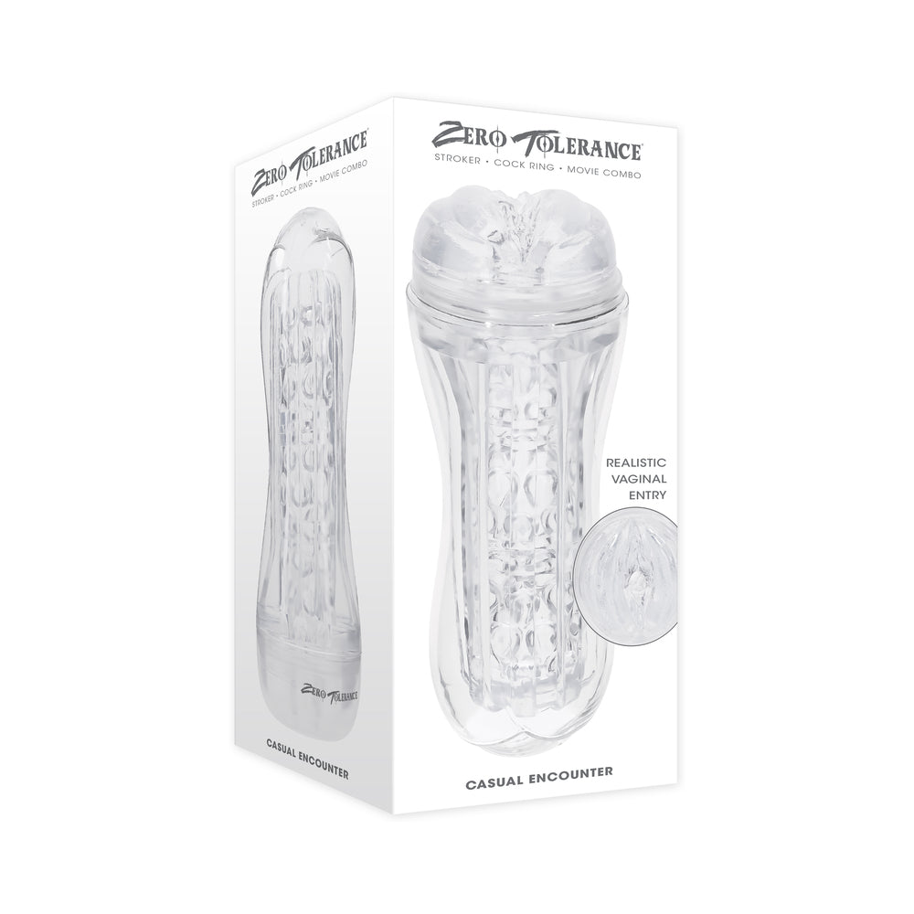 Zero Tolerance Casual Encounter Stroker Masturbator – Clear