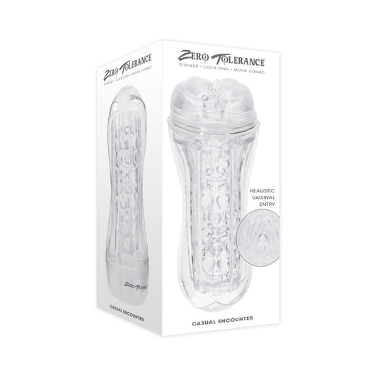 Zero Tolerance Casual Encounter Stroker Masturbator – Clear