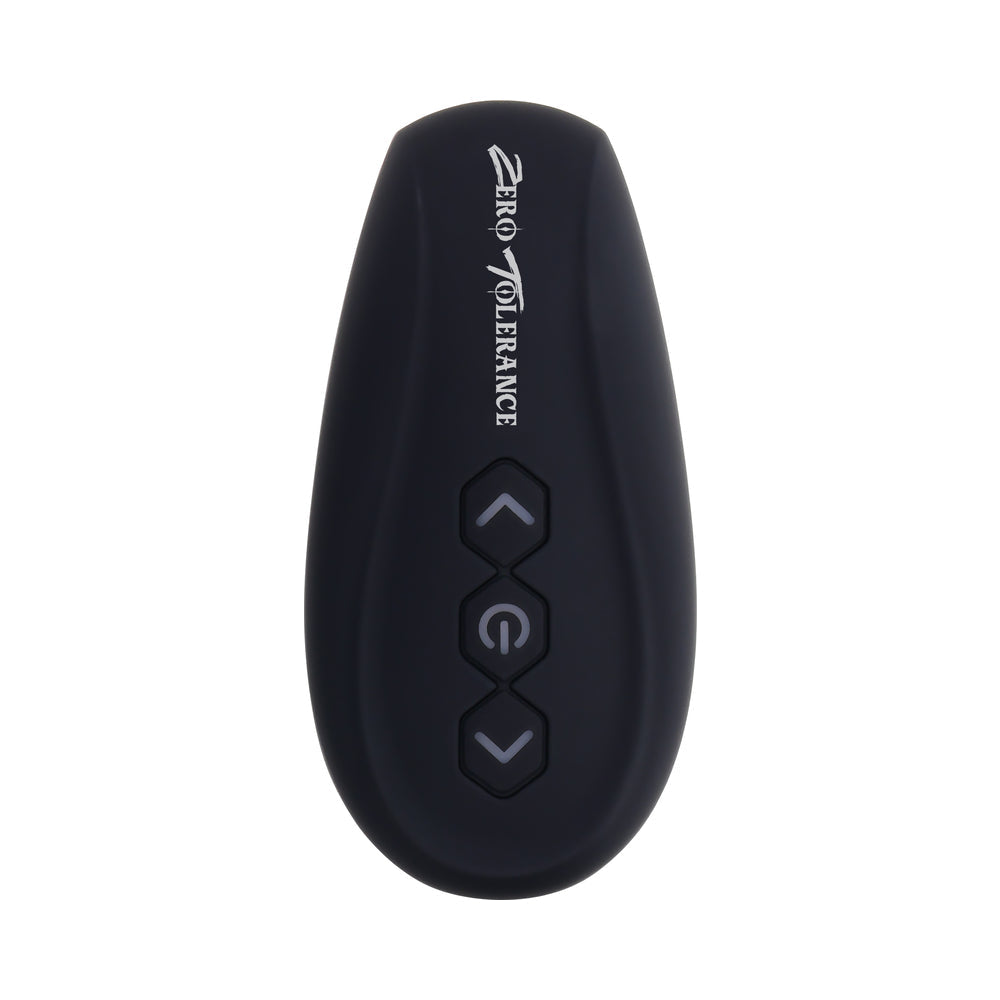 Zero Tolerance Mr Prostate Twirling Prostate Vibe with Remote – Black