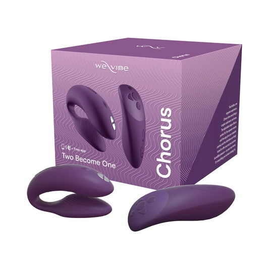 We-Vibe Chorus Couples Vibrator with Adjustable Fit and Touch-Sense – Purple
