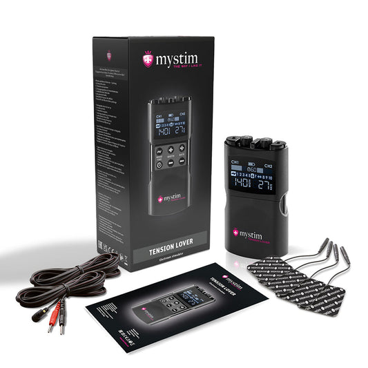 Mystim Tension Lover 2 E-Stim Stimulation Device – Black