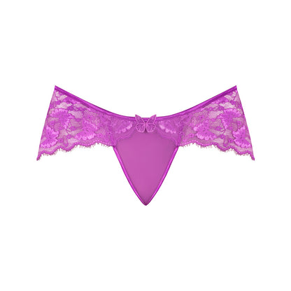 Magic Silk Butterfly Fantasies Boy Short – Neon Purple – S/M