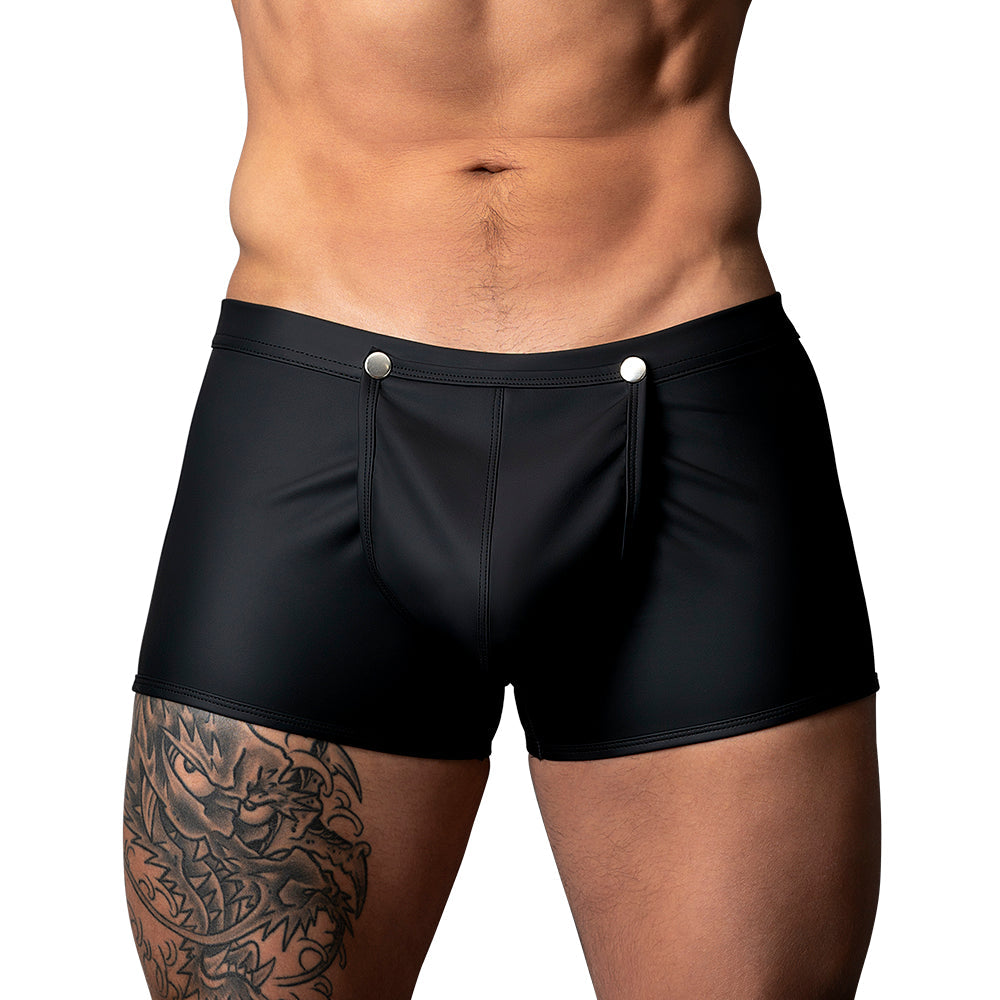 Male Power Snap Off Short Men's Underwear – Black