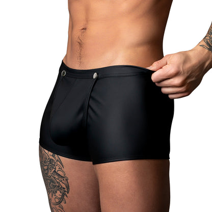 Male Power Snap Off Short Men's Underwear – Black
