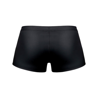 Male Power Snap Off Short Black Men's Trunk Underwear - Easy Access Design