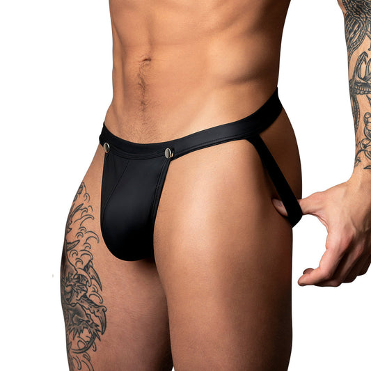 Male Power Oh Snap! Snap Off Jock – Black – S/M – Breakaway Design
