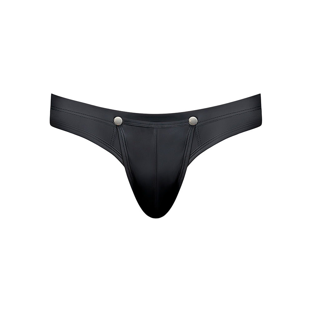 Male Power Oh Snap! Snap Off Thong – Black – S/M