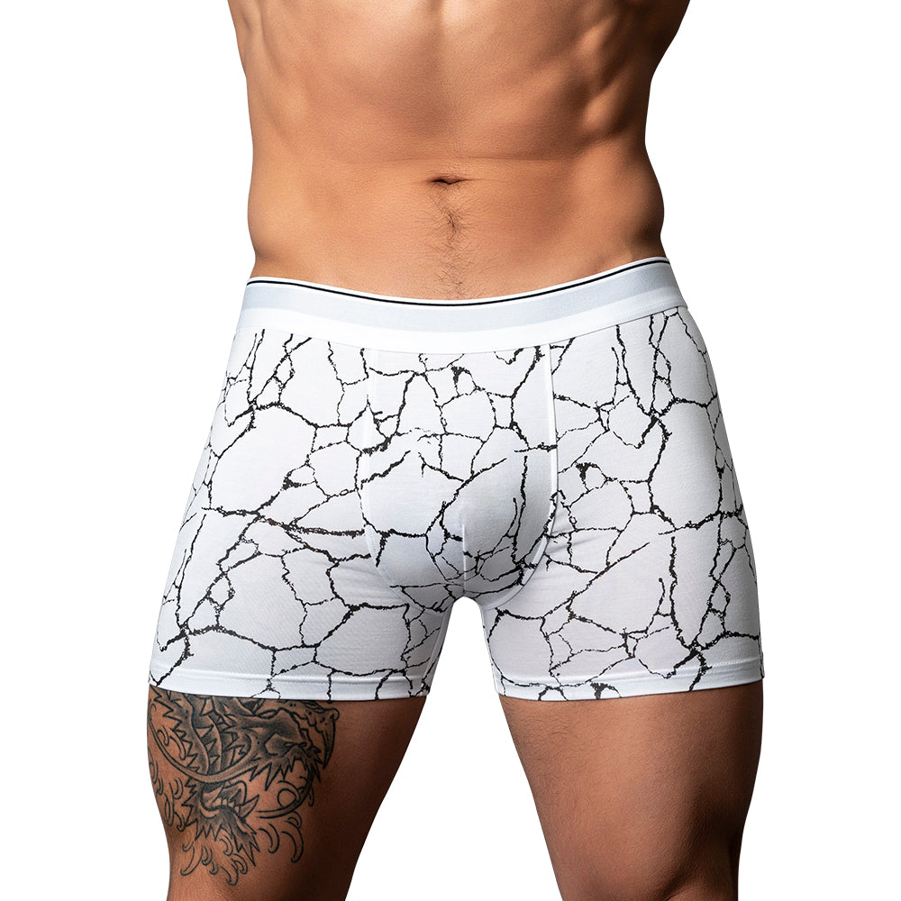 Male Power Soo Cumfy Boxer Brief - Black - Mid-Length with Contoured Pouch