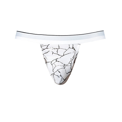 Male Power Soo Cumfy Jock with Contoured Pouch – Black/White – L/XL