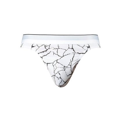 Male Power Soo Cumfy Thong – Black/White – L/XL