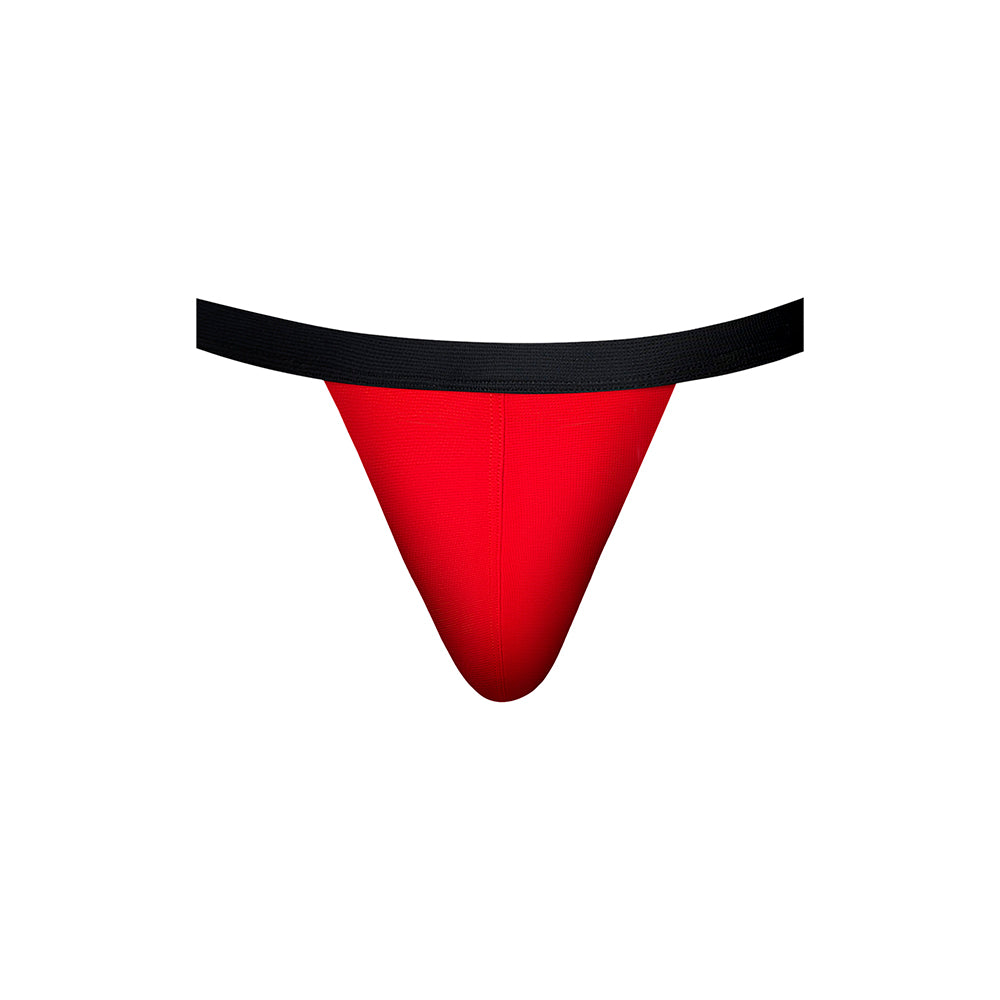 Male Power Hot Mesh Jock Underwear – Black/Red – S/M