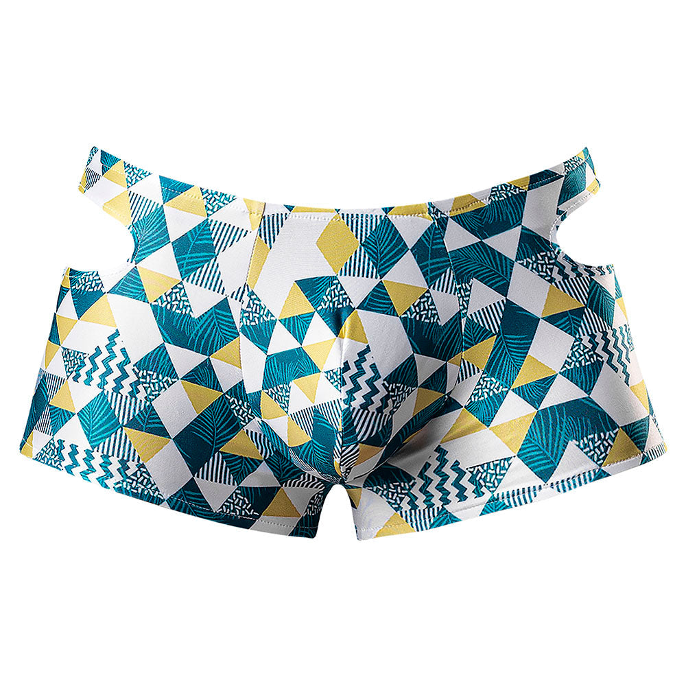 Male Power Cut It Out! Mini Short – Blue/White – XL