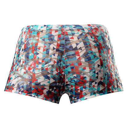 Male Power Your Lace or Mine Pouch Short – Geometric XL – Multi-Color