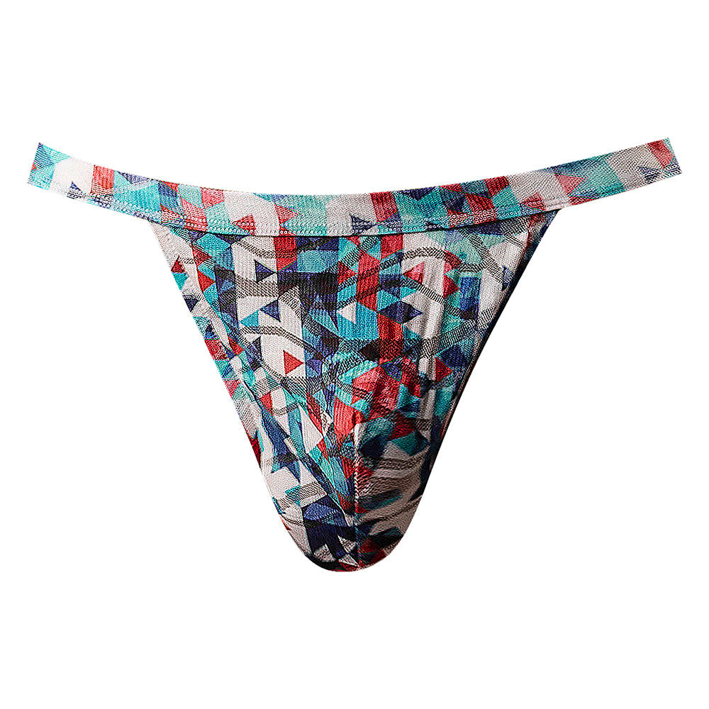Male Power Your Lace Or Mine Jockstrap – Geometric Multi-Color S/M