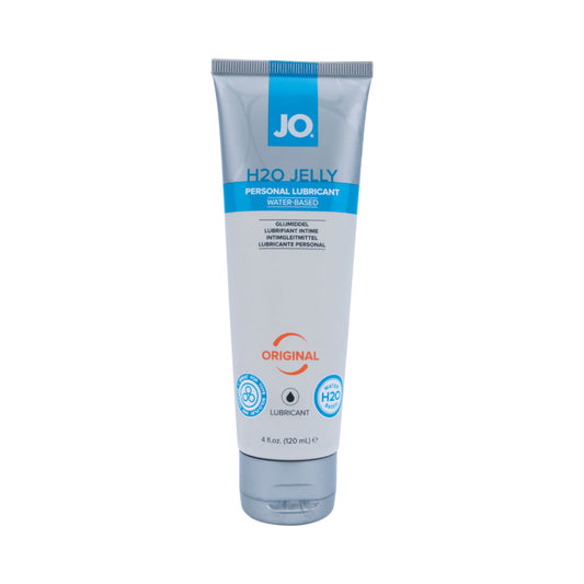 JO H2O Jelly Water-Based Lubricant 4 oz – Thick Texture for Toys
