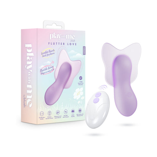 Blush Flutter Love Clitoral Vibrator – Light Purple with 10 Vibration Modes