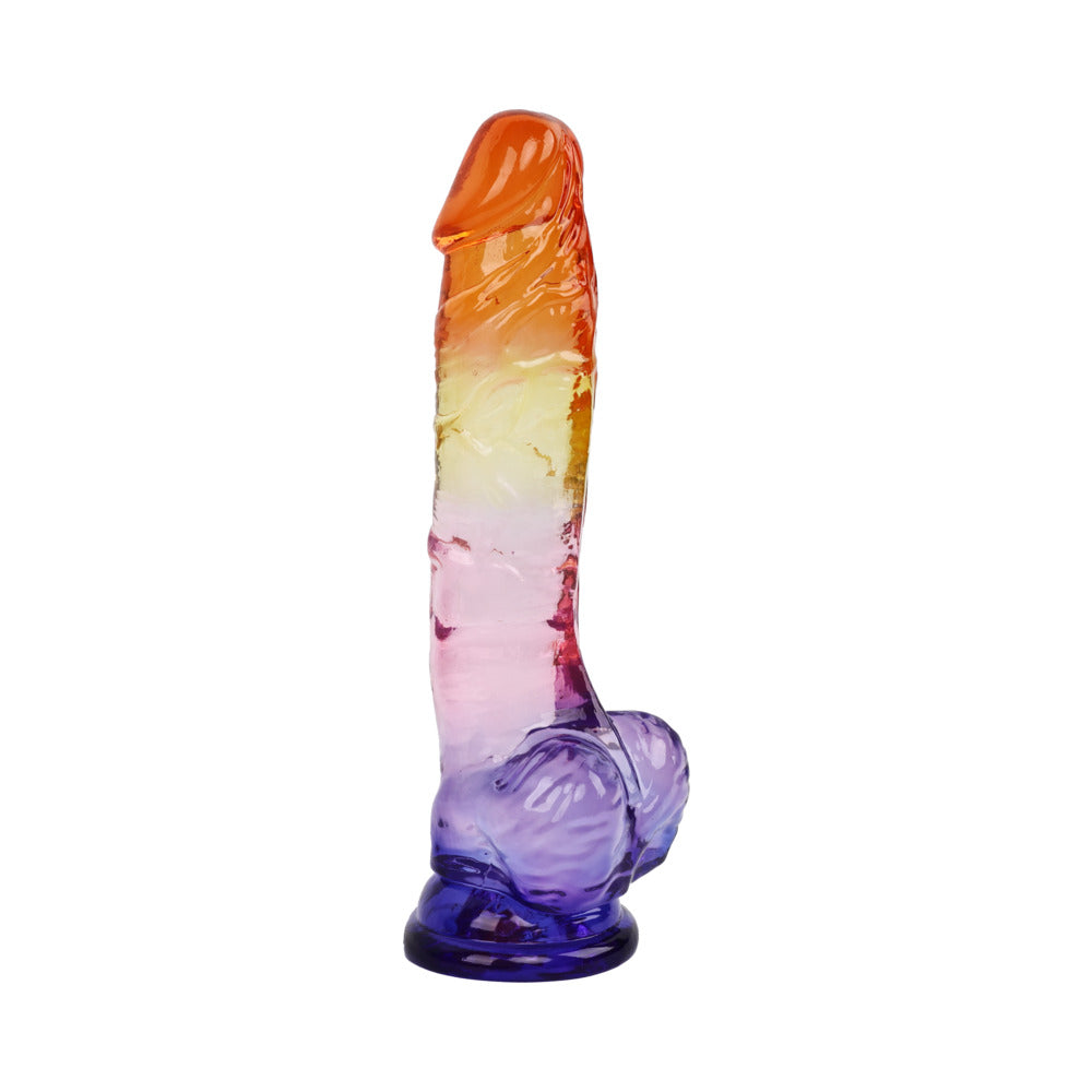 Adam & Eve Sunrise Dreams Realistic Dildo 8.5 in. - Multi-Color