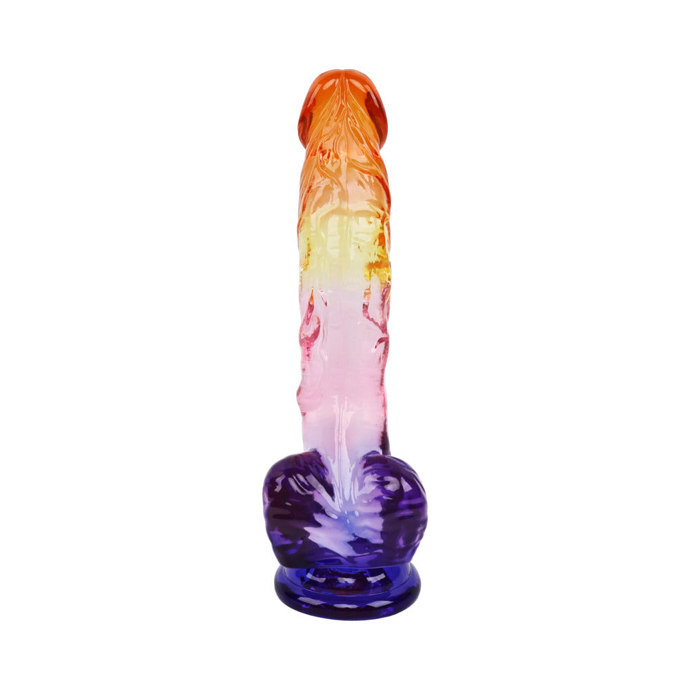 Adam & Eve Sunrise Dreams Realistic Dildo 8.5 in. - Multi-Color
