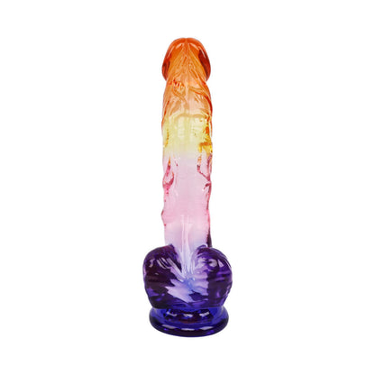 Adam & Eve Sunrise Dreams Realistic Dildo 8.5 in. - Multi-Color