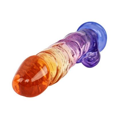 Adam & Eve Sunrise Dreams Realistic Dildo 8.5 in. - Multi-Color