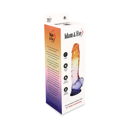 Adam & Eve Sunrise Dreams Realistic Dildo 8.5 in. - Multi-Color