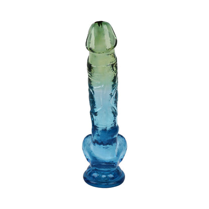 Adam & Eve Seaside Dreams Realistic Dildo 8.5 in. - Multi-Color, Waterproof