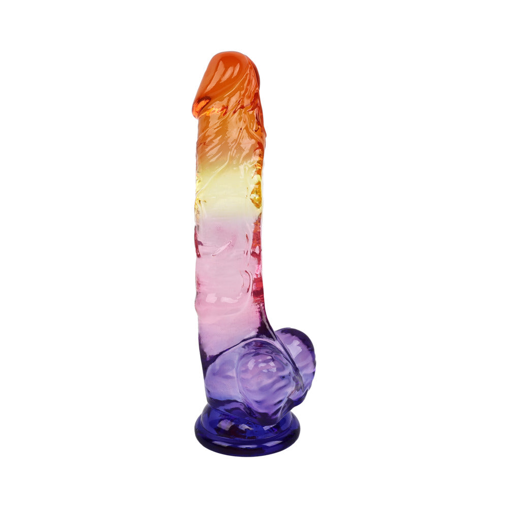 Adam & Eve Sunrise Dreams Realistic Dildo - 9.5 in, Multi-Color