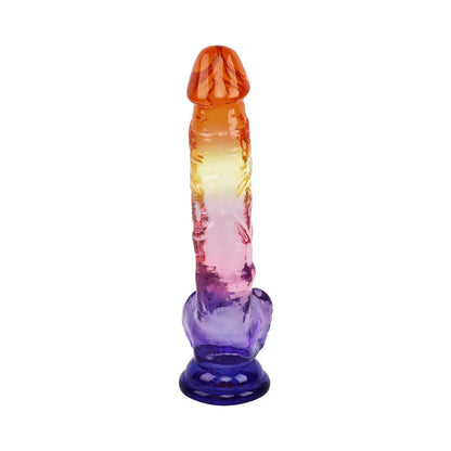 Adam & Eve Sunrise Dreams Realistic Dildo - 9.5 in, Multi-Color