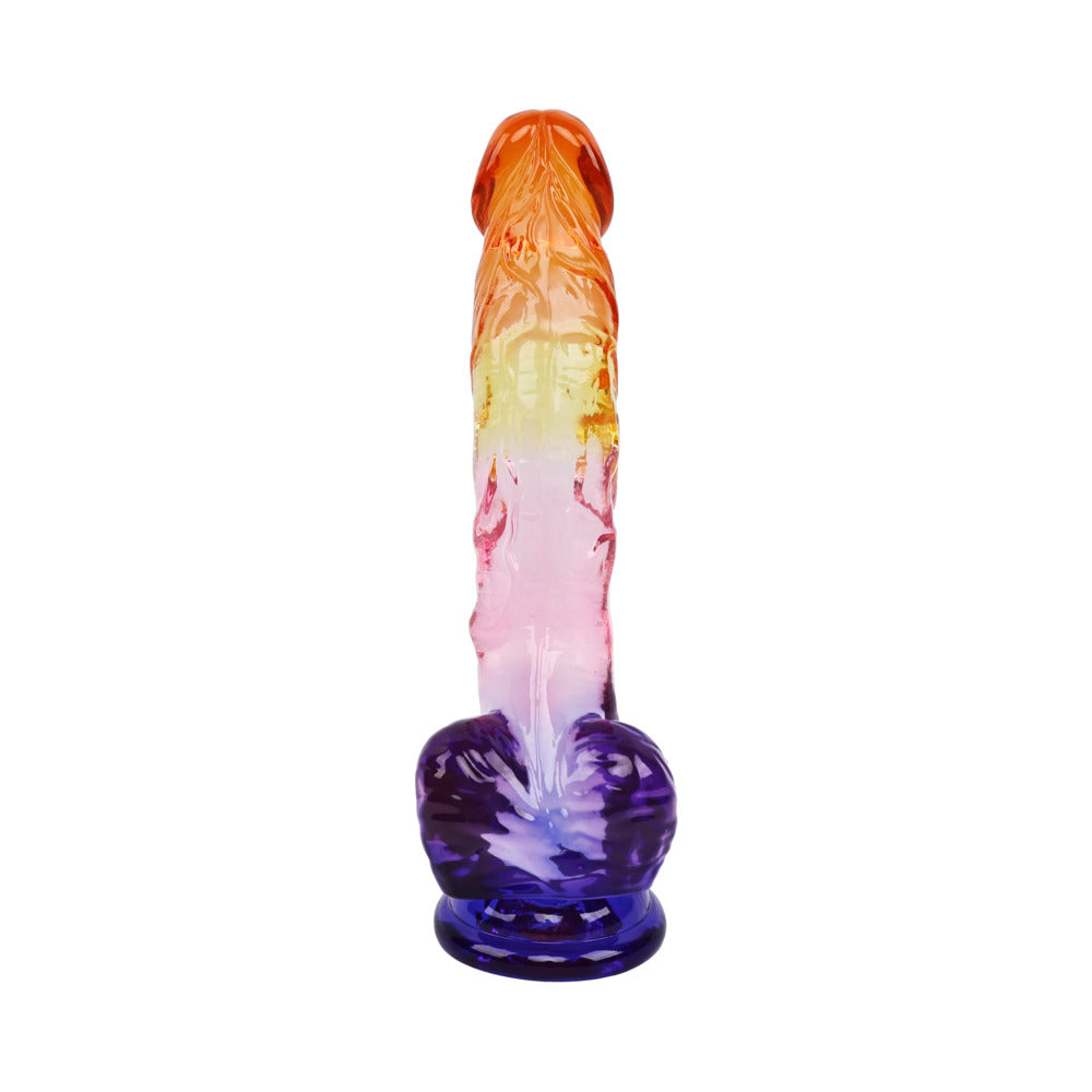 Adam & Eve Sunrise Dreams Realistic Dildo - 9.5 in, Multi-Color