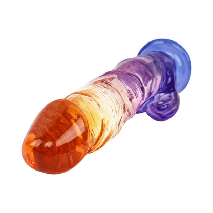 Adam & Eve Sunrise Dreams Realistic Dildo - 9.5 in, Multi-Color
