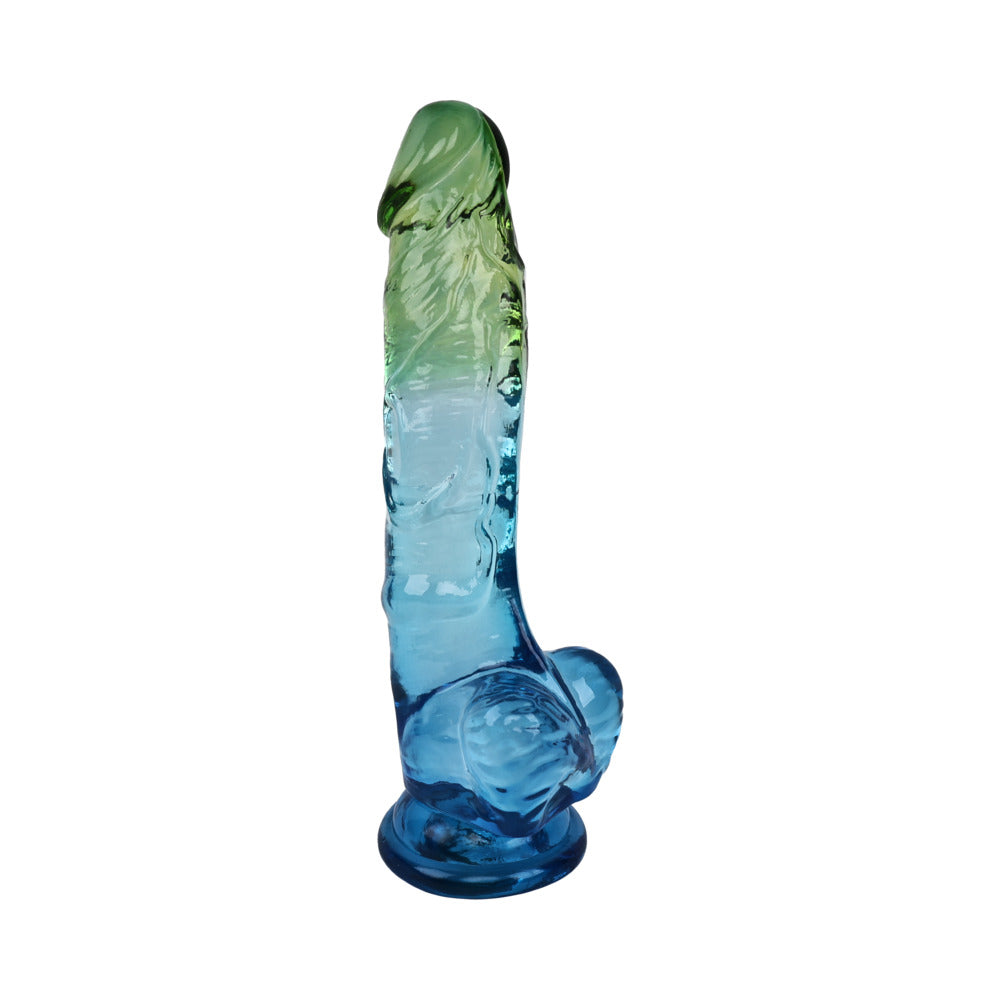 Adam & Eve Seaside Dreams Realistic Dildo 9.5 in. – Multi-Color