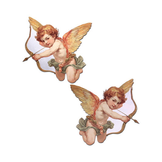 Pastease Cupid Cherub Vintage Pasties – Multi-Color Valentine’s Day Accessory