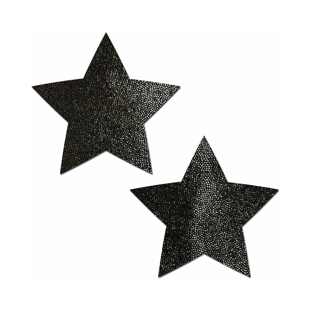 Pastease Everyday Reusable Nipple Pasties – Liquid Black Star